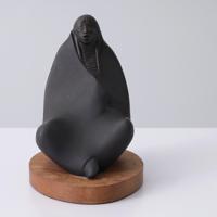 Allan C. Houser SEATED PLAINS MAN Sculpture - Sold for $3,072 on 11-15-2025 (Lot 93).jpg